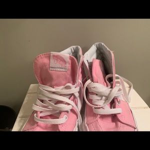 Pink Hightop Vans